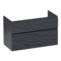 Brauer Delight - Onderkast - 100 cm - met 2 Softclose Lades Greeploos en 1 Sifon Uitsparing - Damascus