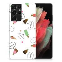 Samsung Galaxy S21 Ultra | Siliconen Case | IJsjes