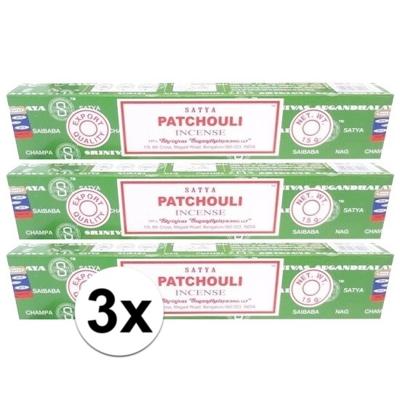 Satya Nag Champa wierook stokjes - Patchouli - 60x - 15 gram