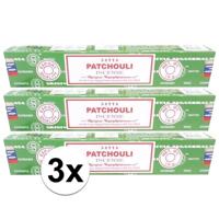 Satya Nag Champa wierook stokjes - Patchouli - 60x - 15 gram