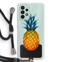 Grote ananas: Samsung Galaxy A52s 5G Transparant Hoesje met koord