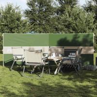 VidaXL Windscherm camping waterdicht 344x120 cm groen