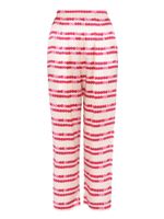 ERES Roméo heart-print silk pyjama trousers - Rose