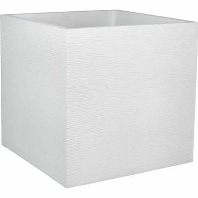 Bloempot EDA Wit Plastic 49,5 x 49,5 x 49,5 cm