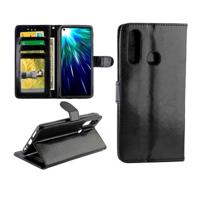 Voor vivo Z1 Pro Crazy Horse textuur horizontale Flip lederen draagtas met houder & kaartsleuven & portemonnee & fotolijstjes (zwart)