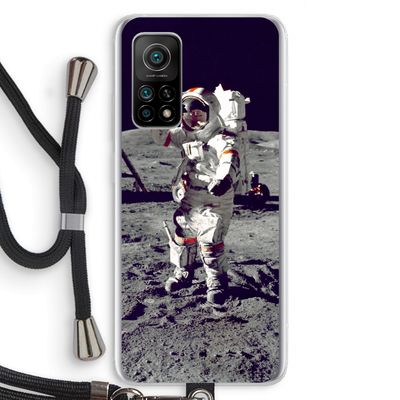 Spaceman: Xiaomi Mi 10T 5G Transparant Hoesje met koord