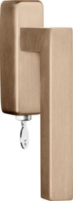 Formani Basics BSQ1-DKLOCK-O draaikiepgarnituur afsluitbaar - PVD licht brons