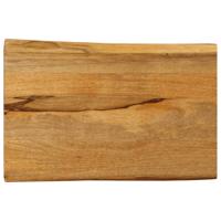 Tafelblad met natuurlijke rand 60x40x2,5 cm massief mangohout