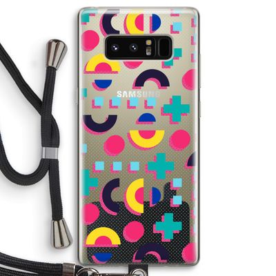 8-bit N°2: Samsung Galaxy Note 8 Transparant Hoesje met koord