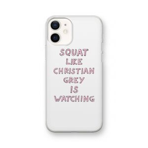 Christian Grey: iPhone 12 Transparant Hoesje