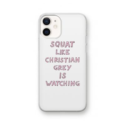 Christian Grey: iPhone 12 Transparant Hoesje