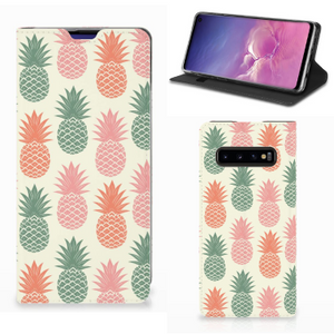 Samsung Galaxy S10 Flip Style Cover Ananas