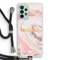 Feminist: Samsung Galaxy A52s 5G Transparant Hoesje met koord Feminist: Samsung Galaxy A52s 5G Transparant Hoesje met koord