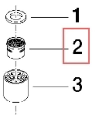 Dornbracht inzet voor schuimstraler m16 en m18