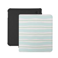 Lunso Kobo Libra Colour hoesje (7 inch) - Vegan Saffiano Leren Sleep Cover - Soft Surf