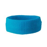 Hoofd zweetbandjes sport turquoise - thumbnail