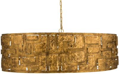 Goossens Excellent Hanglamp Cecile, Hanglamp ovaal met 8 lichtpunten + 1 led onderspot