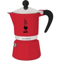 Italiaans koffiezetapparaat - BIALETTI - RAINBOW - 6 kopjes - 0,30 L - Rood