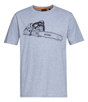 Stihl T-shirt | MS500i | Grijs | Maat S - 4209000748 - thumbnail