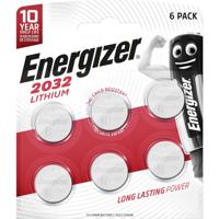 Energizer Knoopcel CR2032 3 V 6 stuk(s) 240 mAh Lithium CR2032