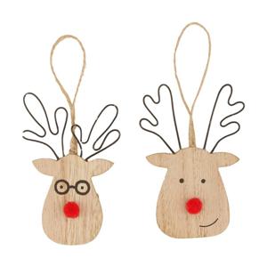 Hanger hert MDF hout 10x0.65x11.5cm