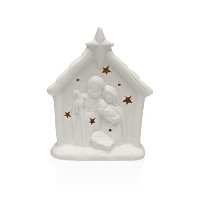 Kerstversiering Versa Wit Geboorte/Bethlehem 4,8 X 14,3 X 11 CM Decoratieve figuren