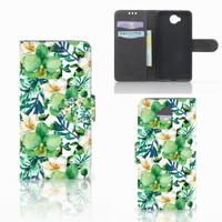 Microsoft Lumia 650 Hoesje Orchidee Groen