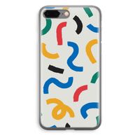Illustratieve pop 2: iPhone 8 Plus Transparant Hoesje