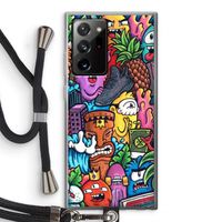 Vexx Mixtape: Samsung Galaxy Note 20 Ultra / Note 20 Ultra 5G Transparant Hoesje met koord