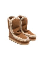 Mou Kids bottines Eskimo en daim - Marron - thumbnail