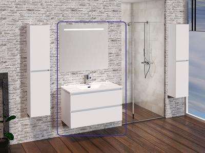 Wiesbaden SEPHIA compleet badmeubel 80cm mat-wit Wiesbaden SEPHIA compleet badmeubel 80cm mat-wit