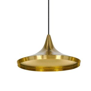 Tom Dixon Beat Wide LED Hanglamp - Messing