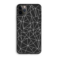 Geometrische lijnen wit: iPhone 11 Pro Biologisch afbreekbaar hoesje