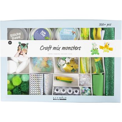 Creativ Company Creatieve box, monsters, diverse kleuren, 1 doos