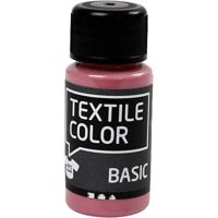 Creativ Company Textile color semi-dekkende textielverf - donkerroze, 50ml