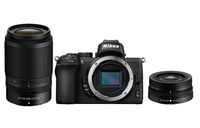 Nikon Z 50 + 16-50mm+ 50-250mm MILC 20,9 MP CMOS 5568 x 3712 Pixels Zwart