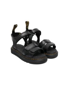 Dr. Martens Kids sandales à logo imprimé - Noir