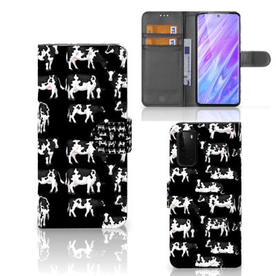 Samsung Galaxy S20 | Telefoonhoesje | Met pasjeshouder | Koetjes