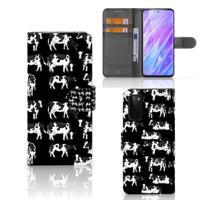 Samsung Galaxy S20 | Telefoonhoesje | Met pasjeshouder | Koetjes