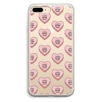 Chicks before dicks: iPhone 7 Plus Transparant Hoesje