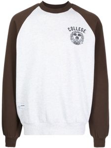 CHOCOOLATE sweat à broderie College - Gris