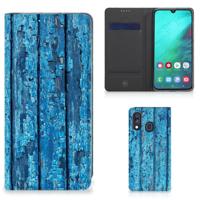 Samsung Galaxy A40 Book | Wallet Case | Wood Blue