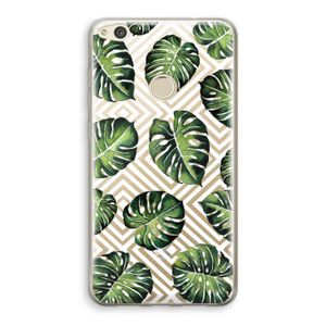 Geometrische jungle: Huawei Ascend P8 Lite (2017) Transparant Hoesje