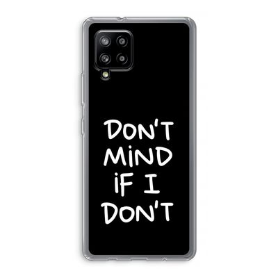 Don't Mind: Samsung Galaxy A42 5G Transparant Hoesje