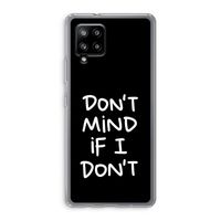 Don't Mind: Samsung Galaxy A42 5G Transparant Hoesje