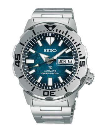 Seiko SRPH75K1 Prospex Horloge automaat staal zilverkleurig-blauw 42,4 mm