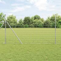 Weidehekwerk Zilver 25 x 1.4 m Gegalvaniseerd staal