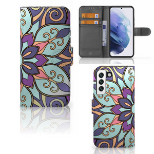 Samsung Galaxy S22 Hoesje Purple Flower