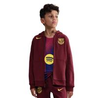 Nike FC Barcelona Club Fleece Vest 2025-2026 Kids Donkerrood Geel