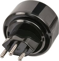 Brennenstuhl 1508642 netstekker adapter Type J (CH) Zwart - thumbnail